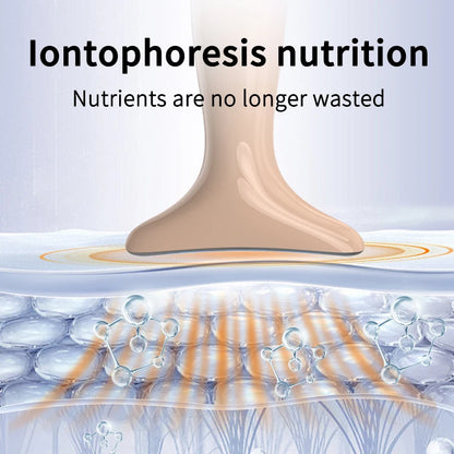 EMS Micro-current Neck Face Beauty Device 7 Color Facial Massager for Enhanced Face Neck and Shoulder Care with Vibrating