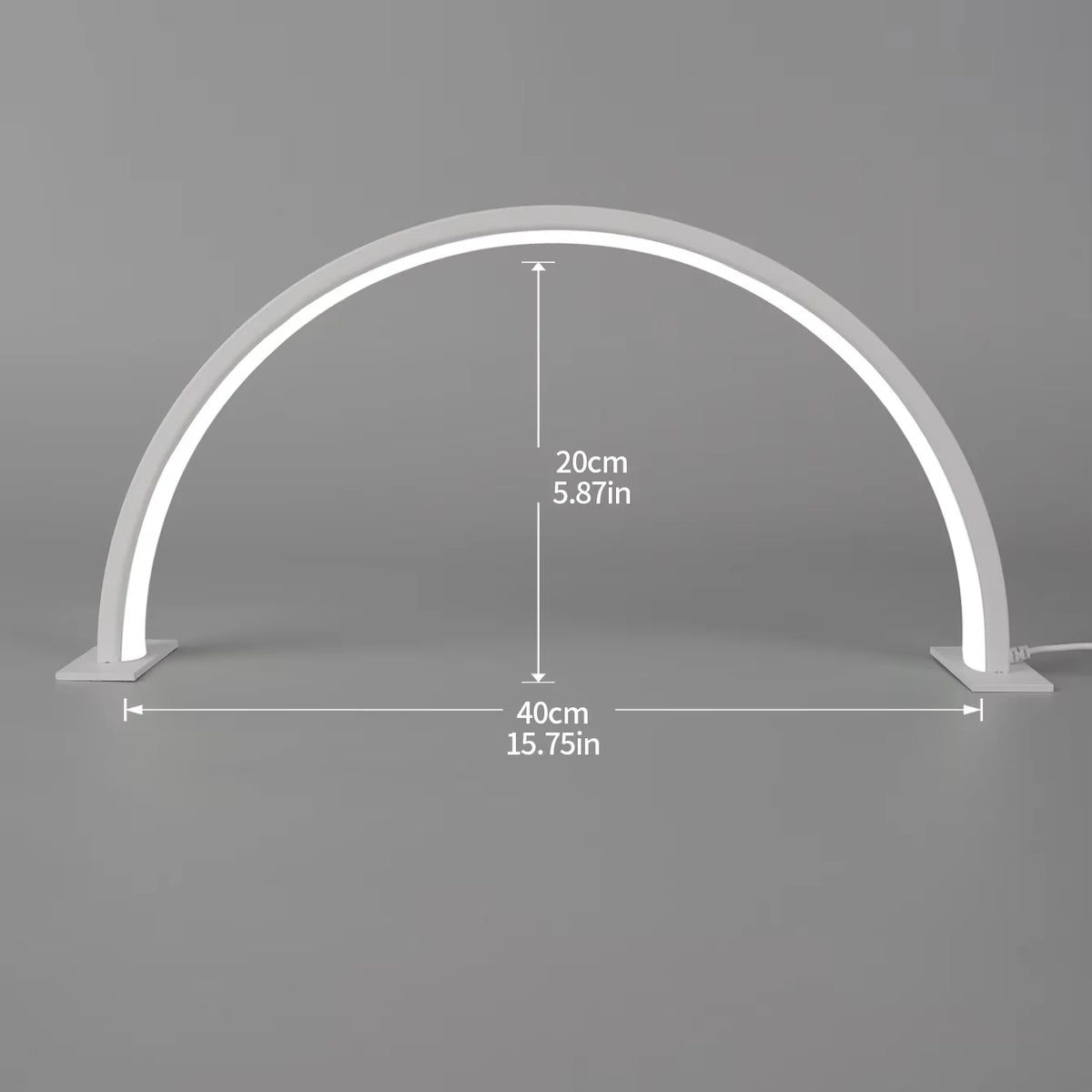 LED Nail Lamp Half Moon Beauty and Brightening Beauty Salon Desktop Lamp Eyelash Beauty Makeup Eye Care Nail Art Special Lights