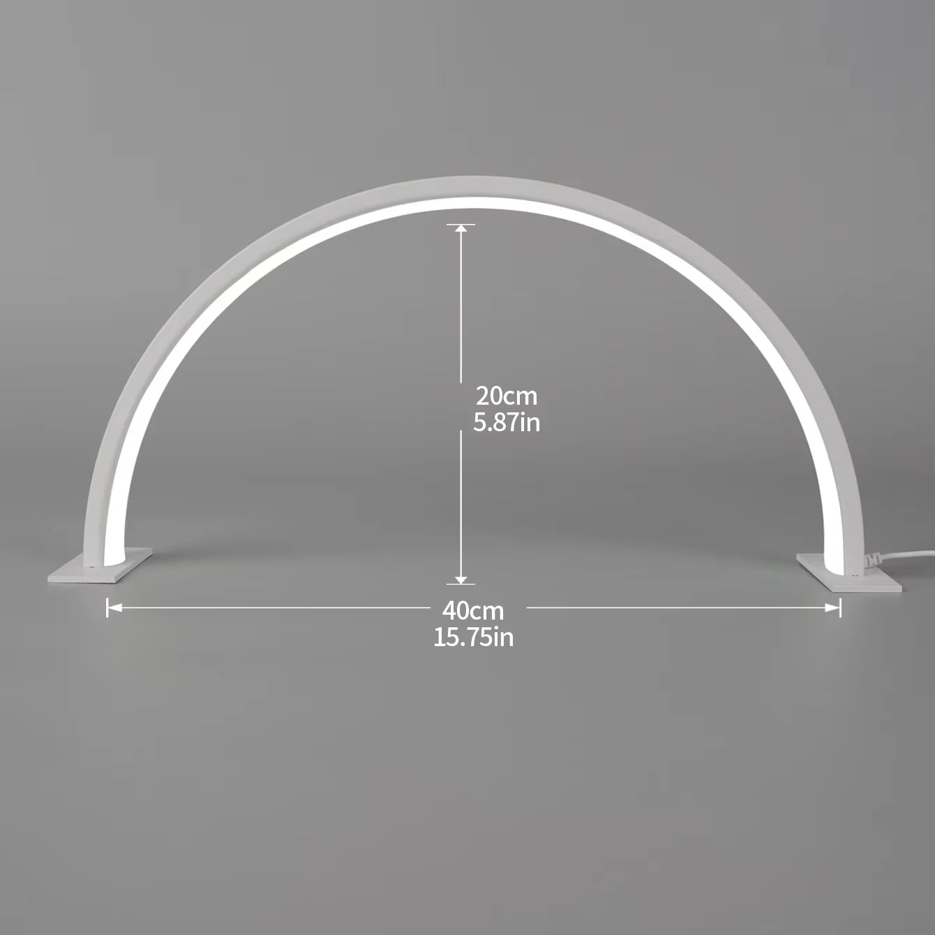 LED Nail Lamp Half Moon Beauty and Brightening Beauty Salon Desktop Lamp Eyelash Beauty Makeup Eye Care Nail Art Special Lights