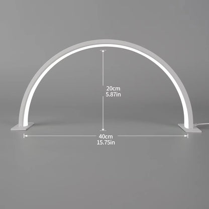 LED Nail Lamp Half Moon Beauty and Brightening Beauty Salon Desktop Lamp Eyelash Beauty Makeup Eye Care Nail Art Special Lights