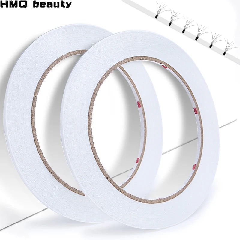 40m/Set Easy fan Tapes 3D Volume Eyelash Extension Supplies Graft Pallet Lashes Holder Display Stand Sticky Strip Makeup Tools